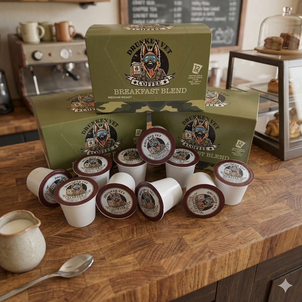 Breakfast Blend- Box of 12 Single Serve Pods